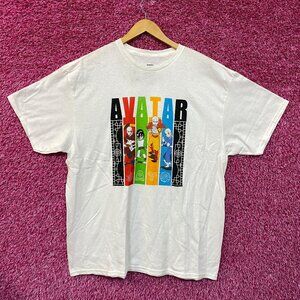 Avatar The Last Airbender Anime White Tshirt size Extra Large
